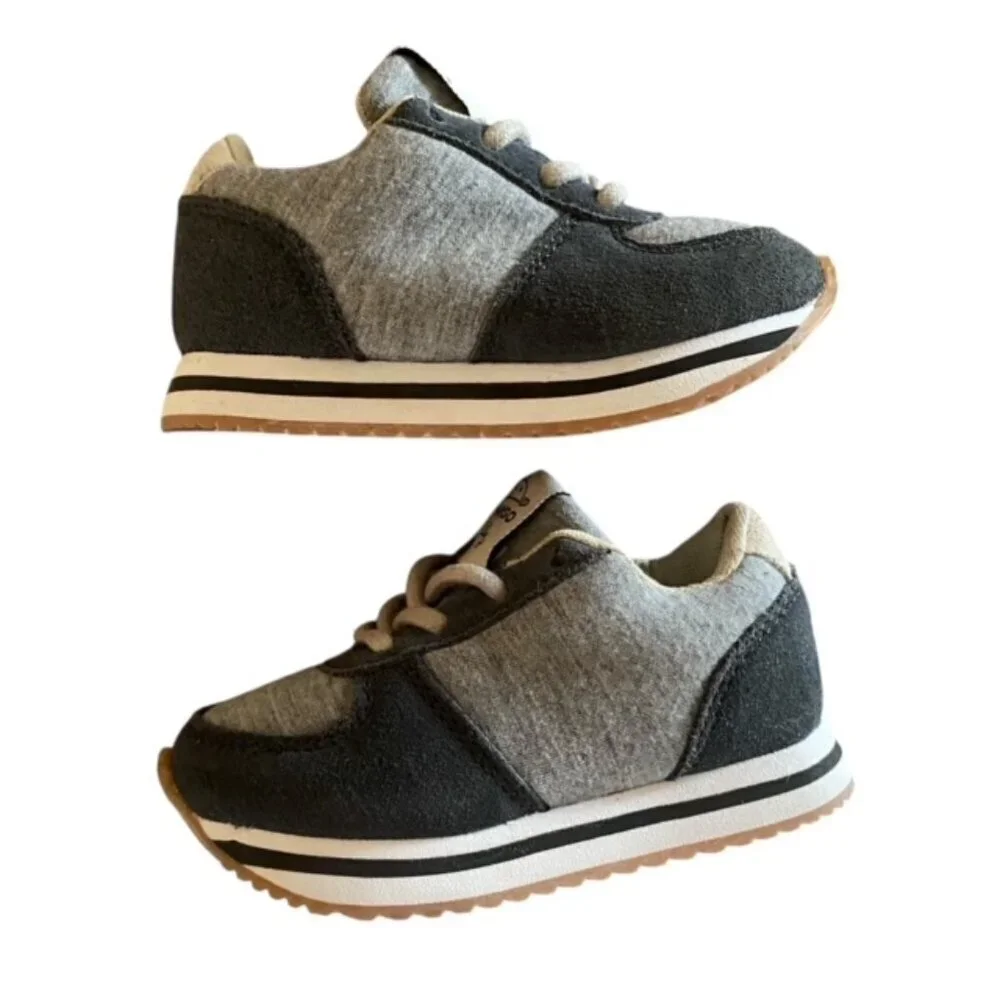 Mango Baby Grey Trainer Sneakers 5.5